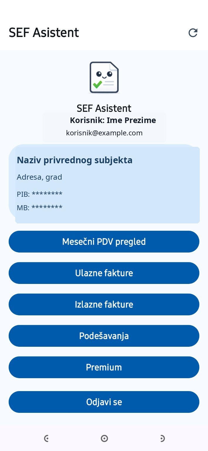 Početni ekran