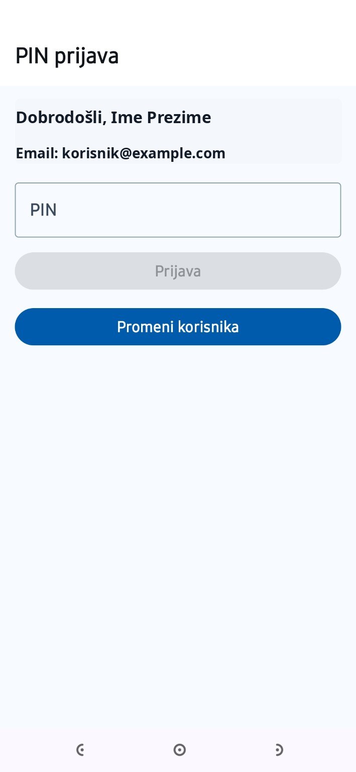PIN prijava