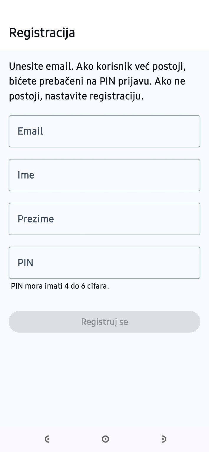 Registracija